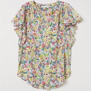 NWT! H&M floral blouse